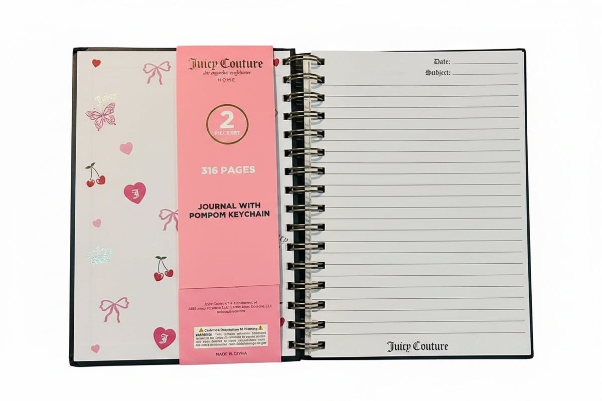 Set de Diario + Llavero Juicy Couture.