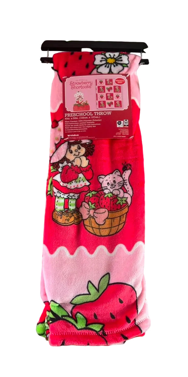 Manta / Frazada de Rosita Fresita (Strawberry Shortcake).