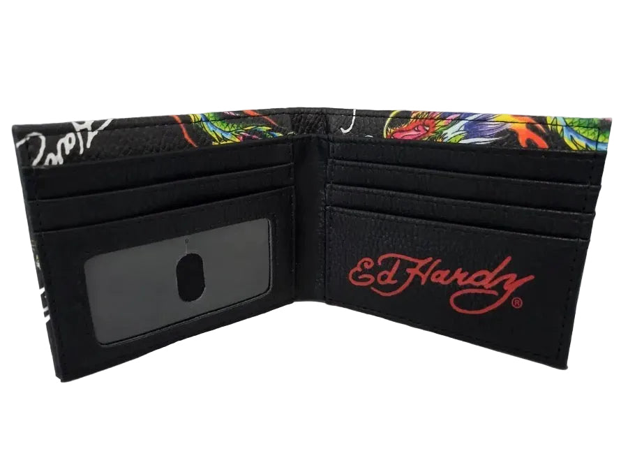 Cartera Ed Hardy Original (sin Charola De Valet) - Edición Dragón.