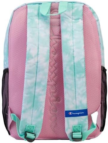 Mochila Champion Youthquake Original – Estilo Tie-Dye (Rosa/Azul).