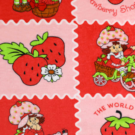 Manta / Frazada de Rosita Fresita (Strawberry Shortcake).