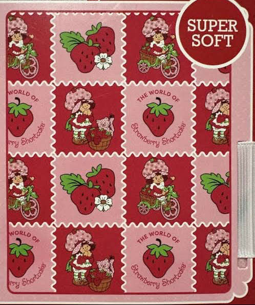 Manta / Frazada de Rosita Fresita (Strawberry Shortcake).