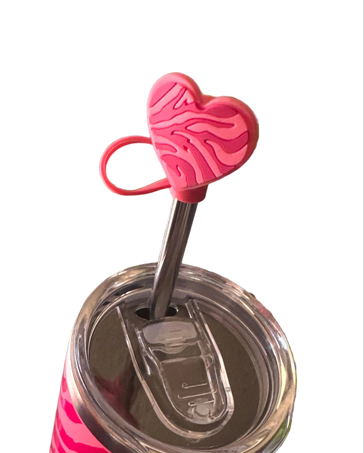 Termo Vaso Juicy Couture Acero Inoxidable 24oz Con Popote.