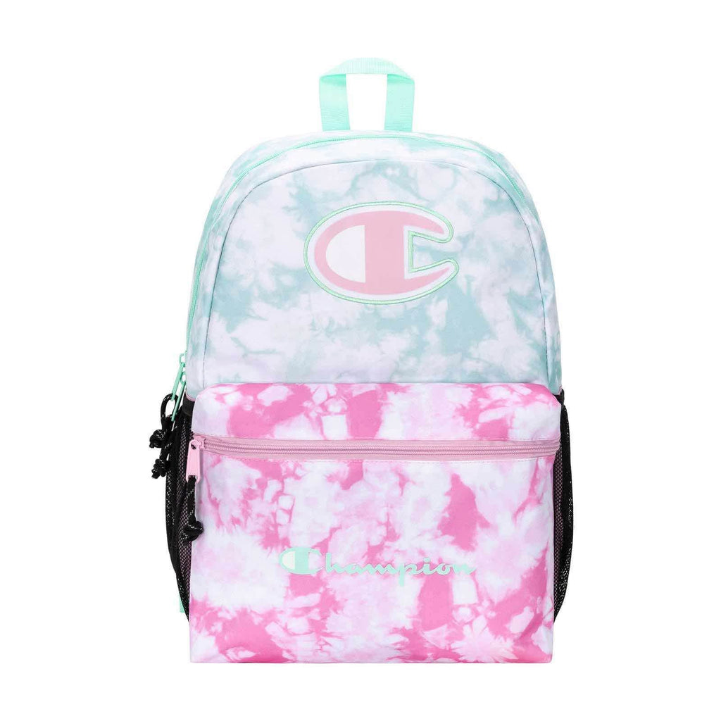 Mochila Champion Youthquake Original – Estilo Tie-Dye (Rosa/Azul).
