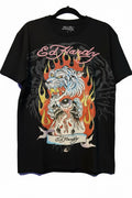 Playera Ed Hardy Tigre -Negro Original.